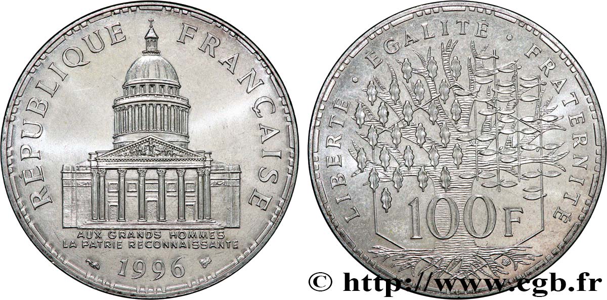 100 francs Panthéon 1996  F.451/18 MS64 
