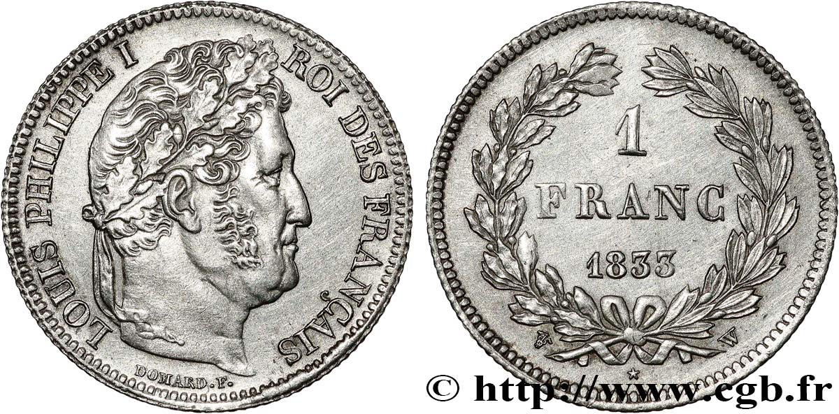 Frankreich 5 Francs 1842 W Lille Louis Philippe I. 1830 - 1848 Der