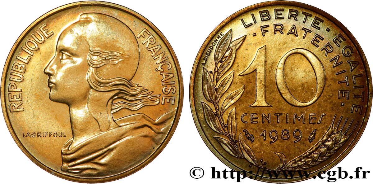 10 centimes Marianne 1989 Pessac F.144/29 ST 