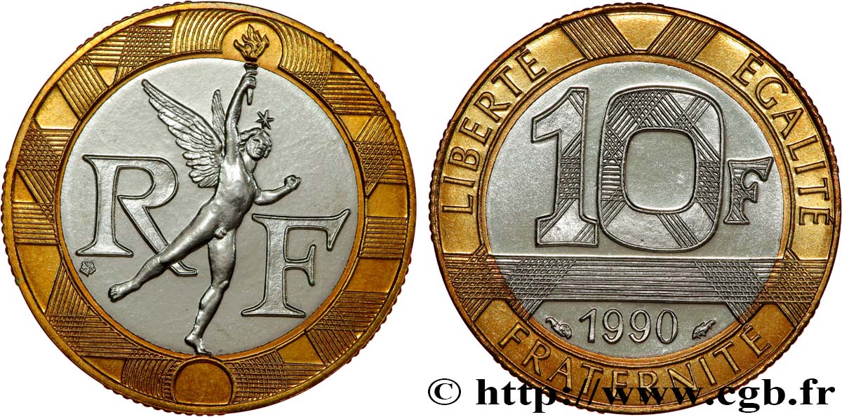 10 francs Génie de la Bastille 1990 Pessac F.375/5 FDC 