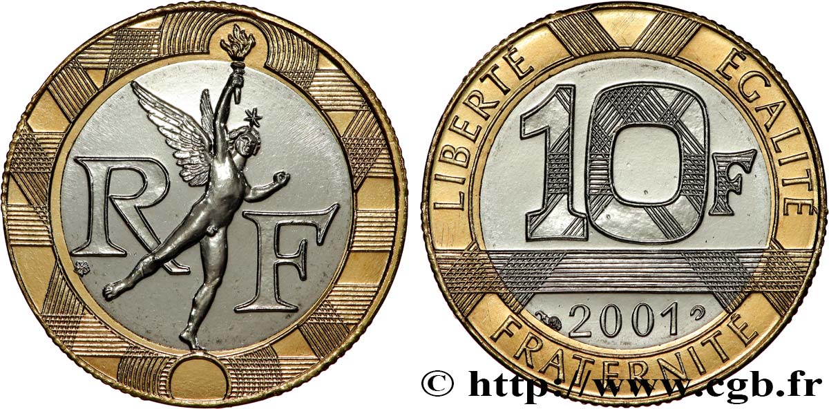 10 francs Génie de la Bastille 1998 Pessac F.375/15 fmd_166761 Modernes