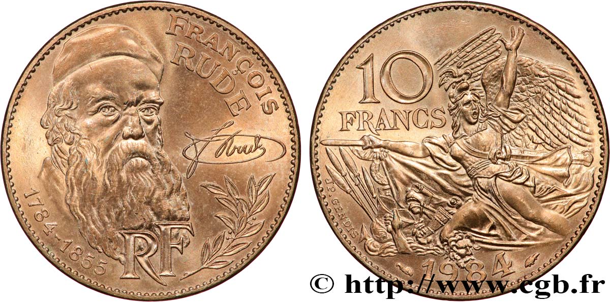 10 francs François Rude 1984  F.369/2 SPL63 