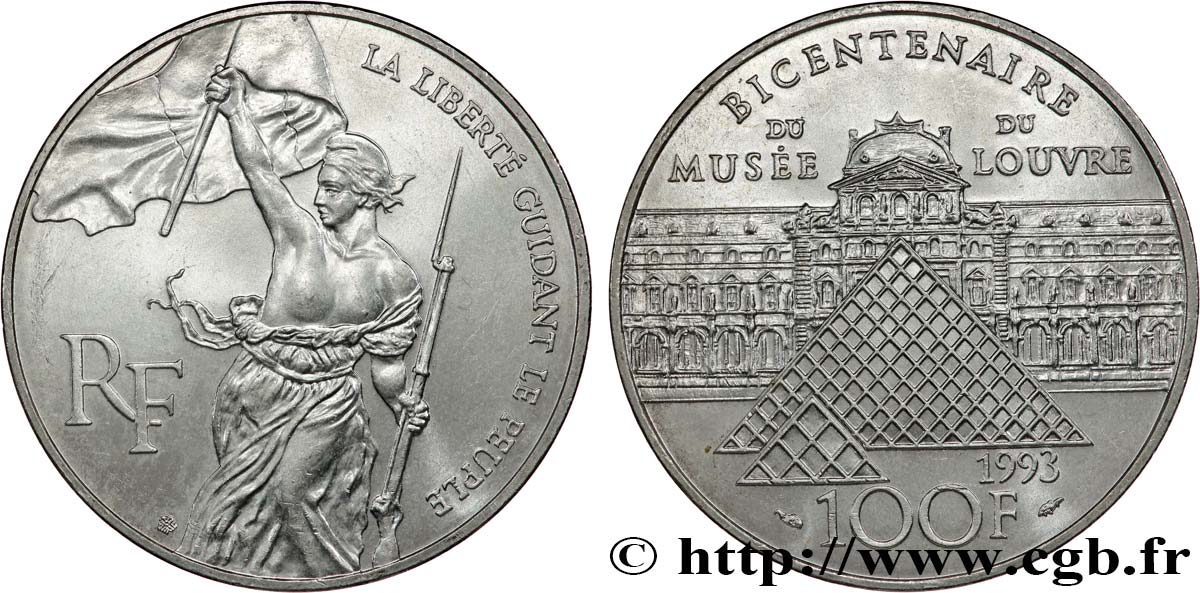 100 francs Liberté guidant le peuple 1993  F.461/2 SUP62 
