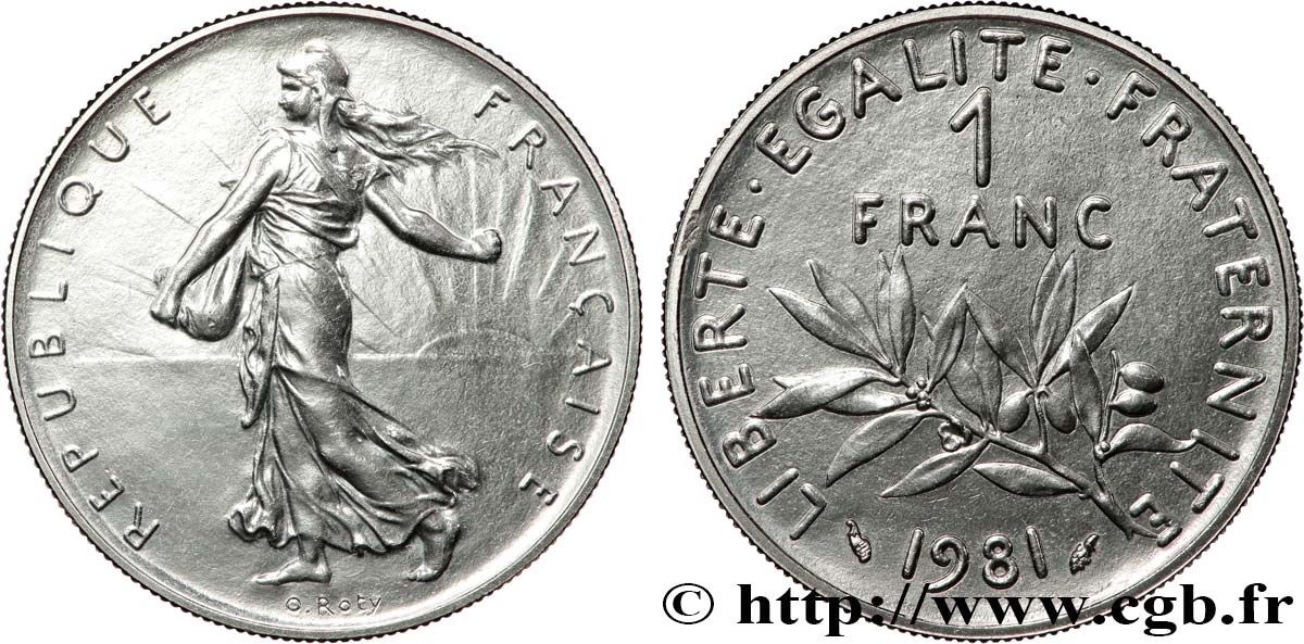 1 franc Semeuse, nickel 1981 Pessac F.226/26 FDC 