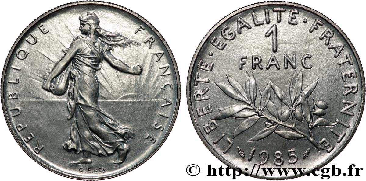 1 franc Semeuse, nickel 1985 Pessac F.226/30 FDC 