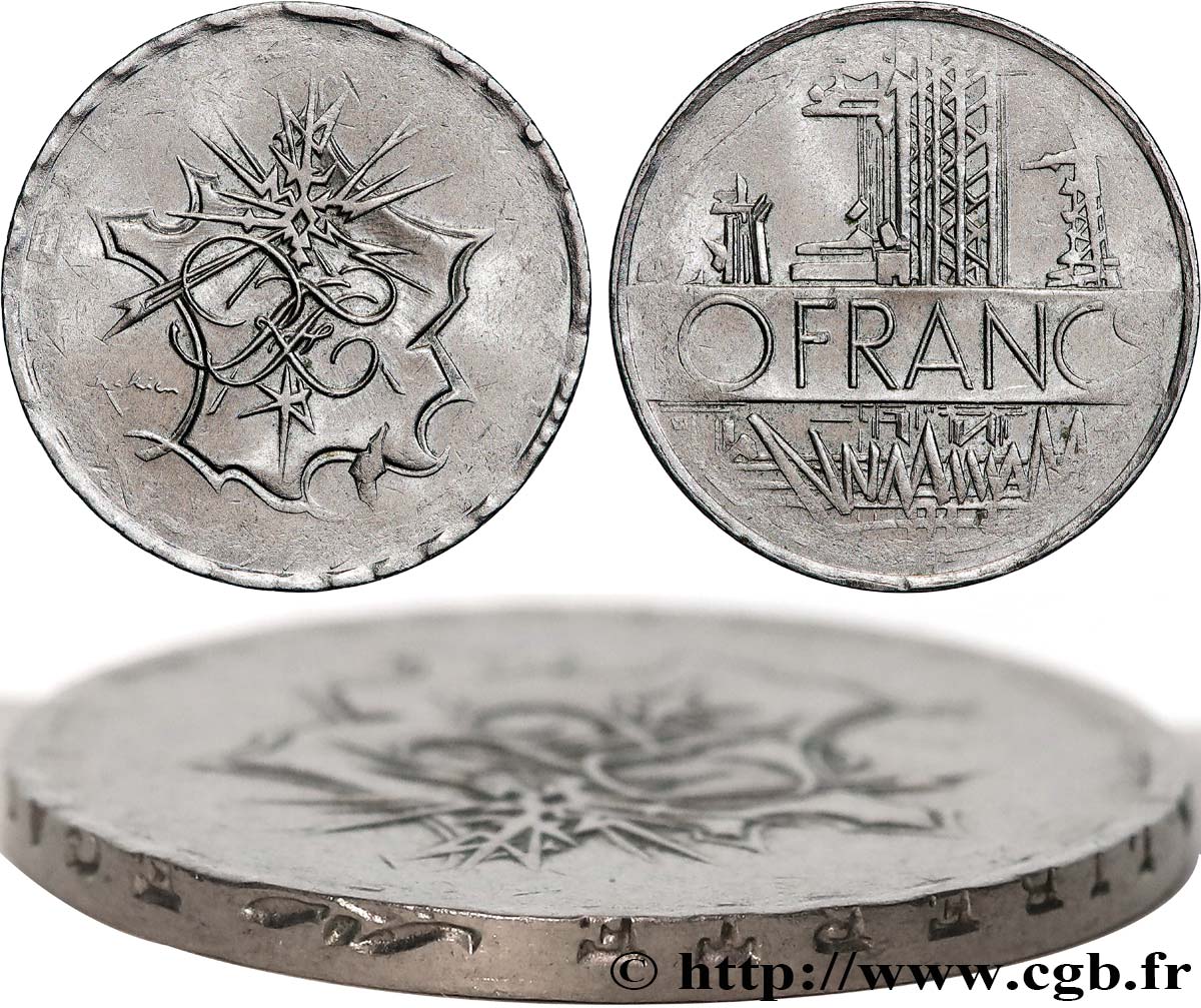 10 francs Mathieu Fautée, erreur de flan 1979 Pessac F.365/7 var. BB 