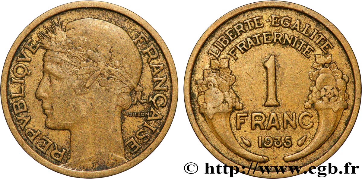 1 franc Morlon 1935 Paris F.219/6 BC 