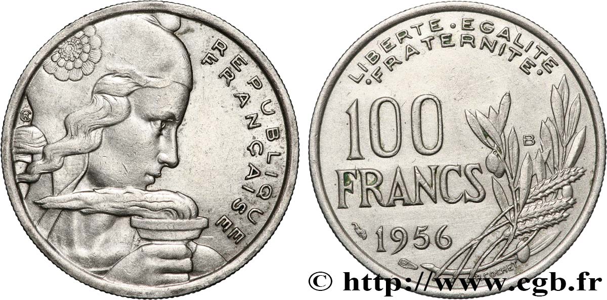 100 francs Cochet 1956 Beaumont-le-Roger F.450/9 SPL 