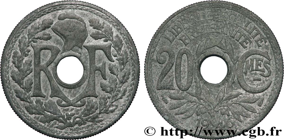 20 centimes Lindauer 1946  F.155/5 BB 