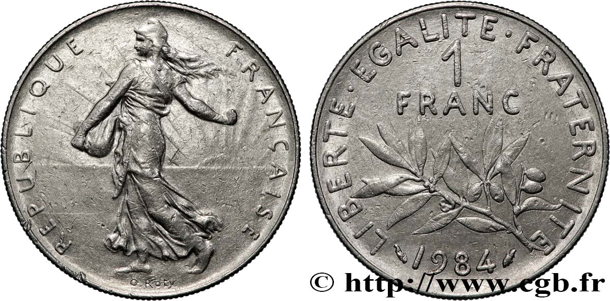 1 franc Semeuse, nickel 1984 Pessac F.226/29 TTB 