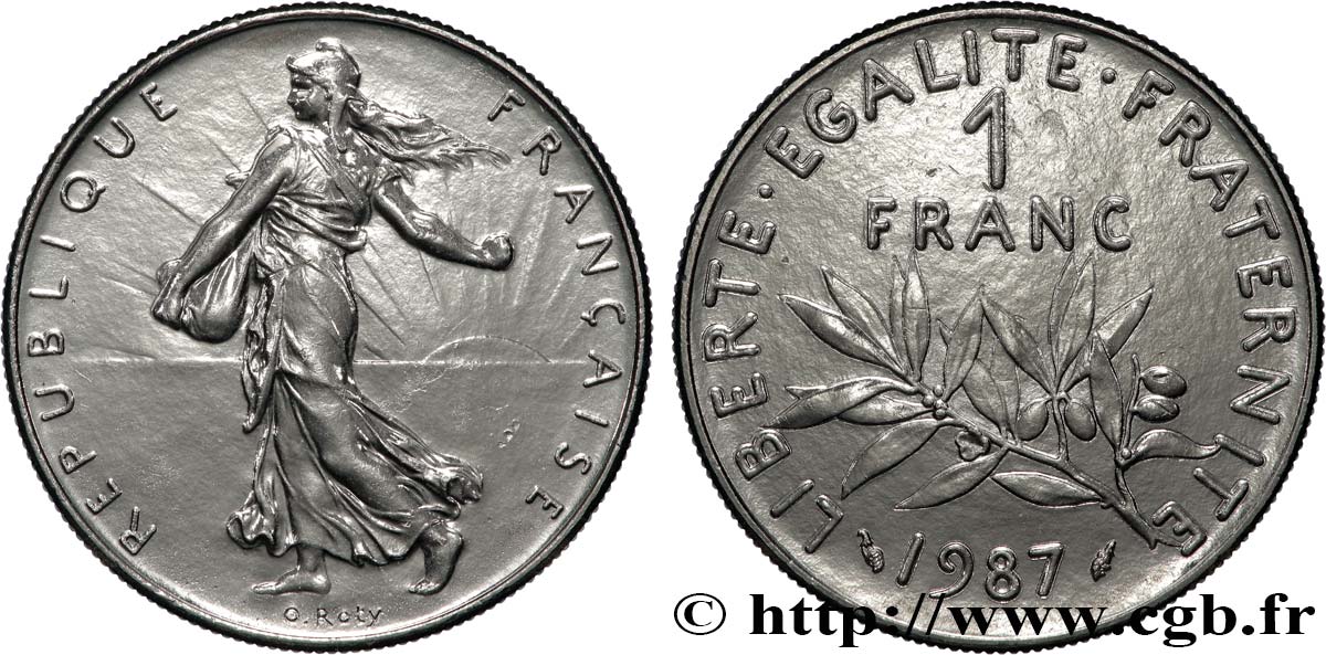 1 franc Semeuse 1987 Pessac F.226/32 MS 