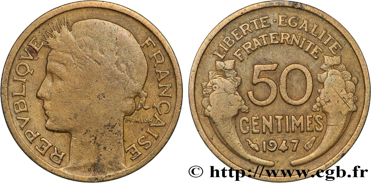 50 centimes Morlon  1947  F.192/19 B 