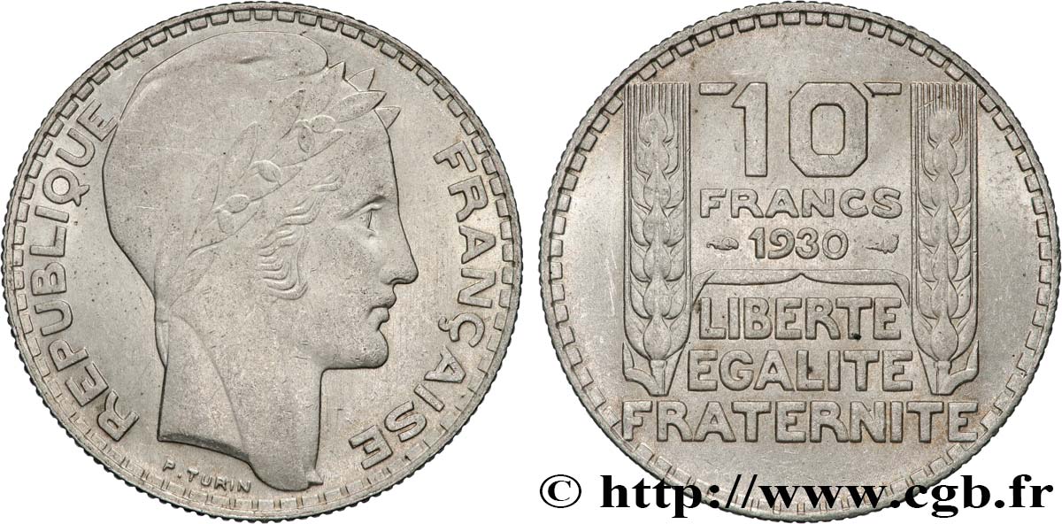 10 francs Turin 1930  F.360/3 SUP 