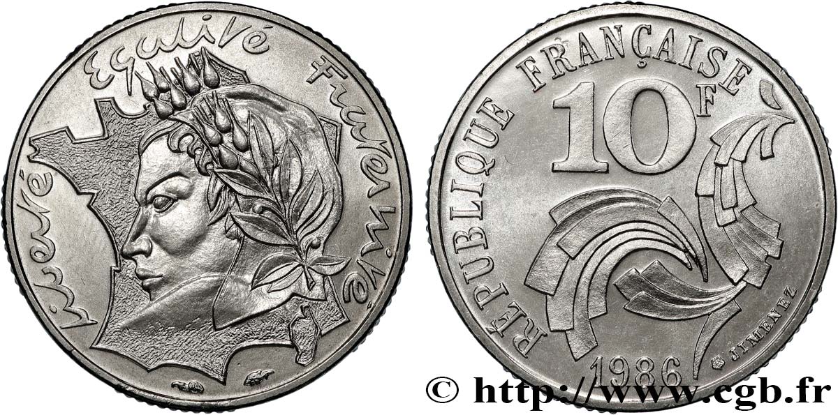 10 francs Jimenez 1986  F.373/2 ST 