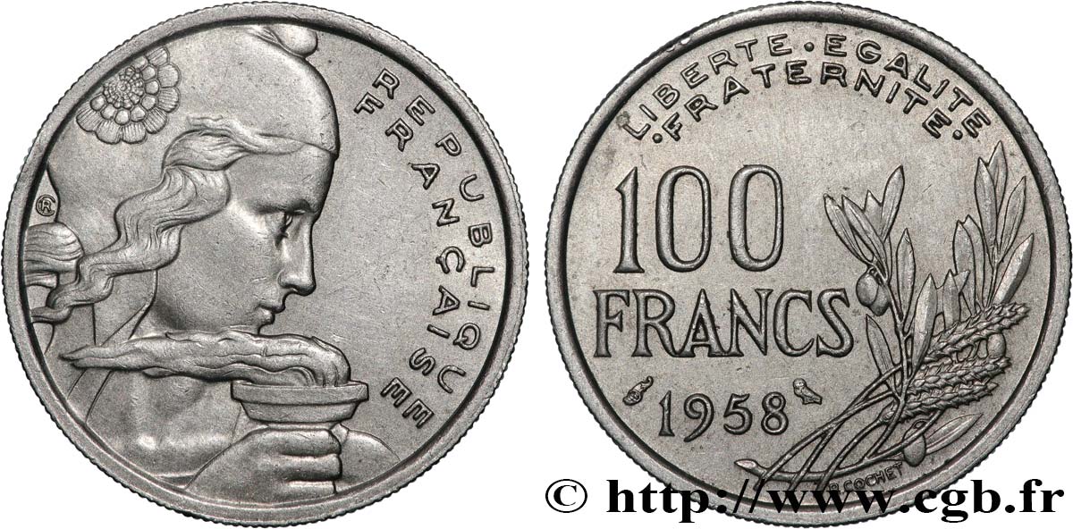 100 francs Cochet 1958  F.450/13 AU 