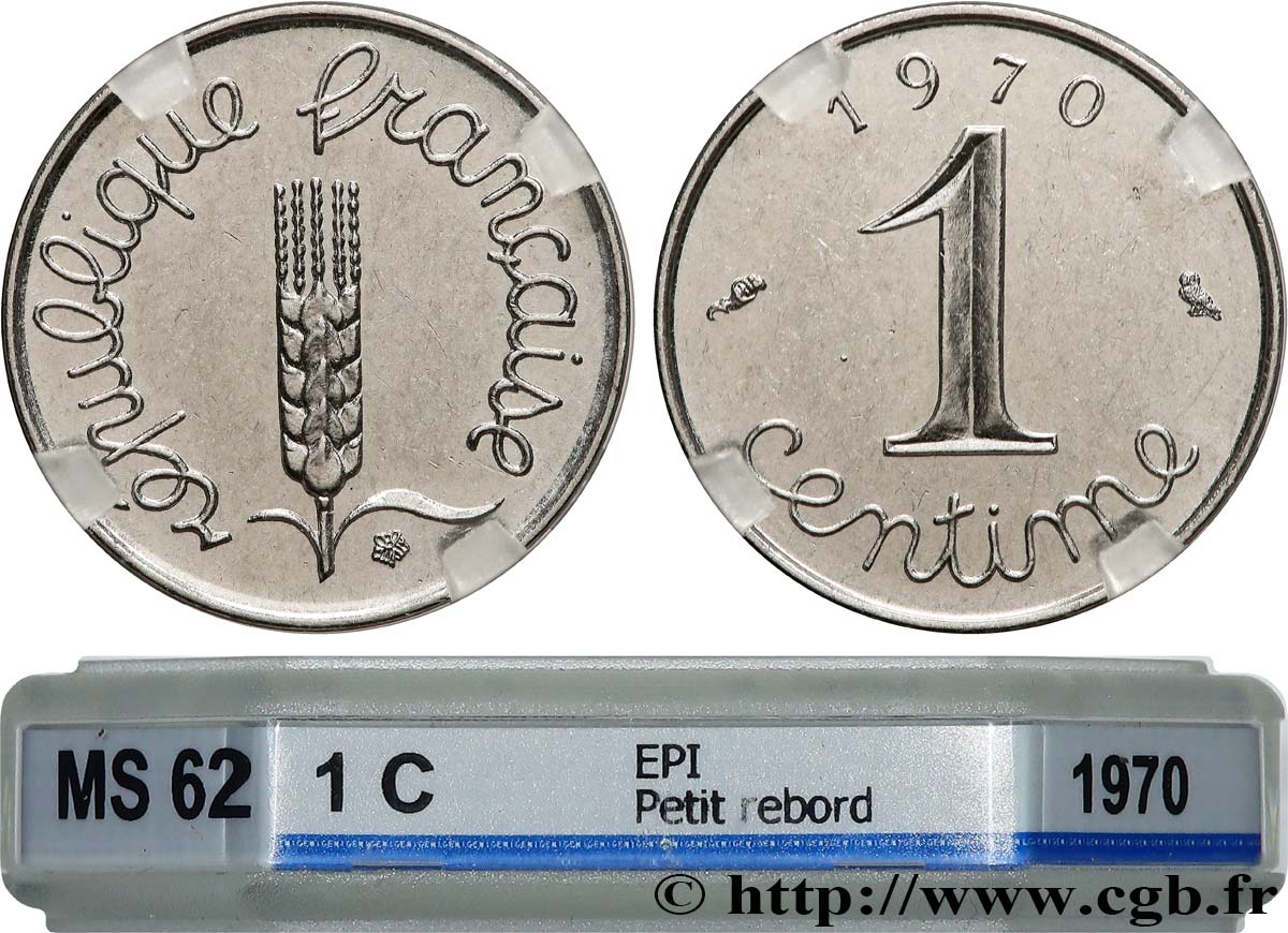 1 centime Épi, avec (petit) rebord 1970 Paris F.106/20 SUP62 GENI