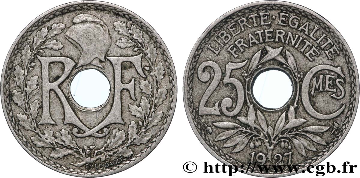 25 centimes Lindauer 1927  F.171/11 SUP 