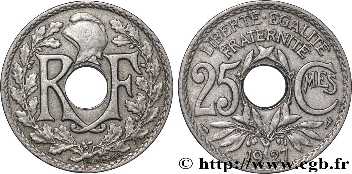 25 centimes Lindauer 1927  F.171/11 SUP 
