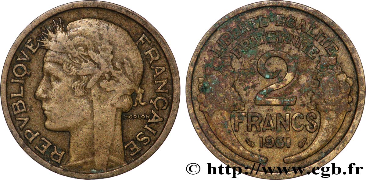 2 francs Morlon 1931  F.268/2 S 