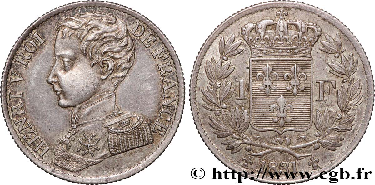 1 franc 1831  VG.2705  SUP 