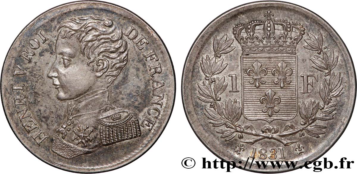 1 franc 1831  VG.2705  SUP+ 