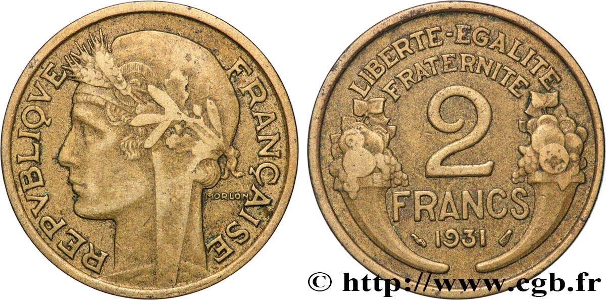 2 francs Morlon 1931  F.268/2 TB 