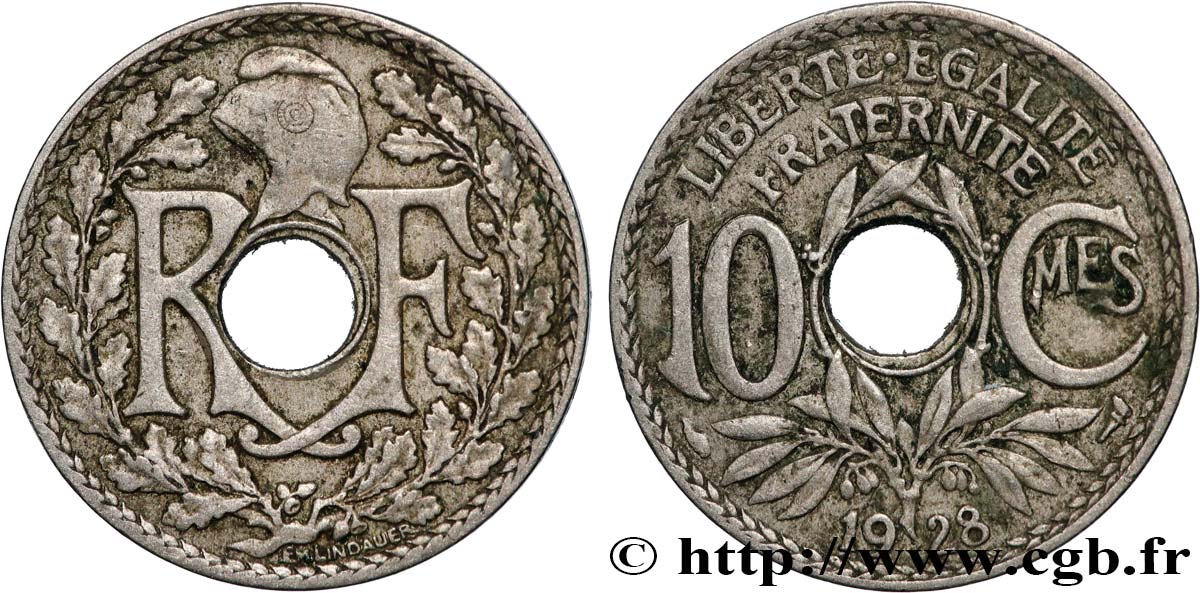10 centimes Lindauer 1928  F.138/15 VF 