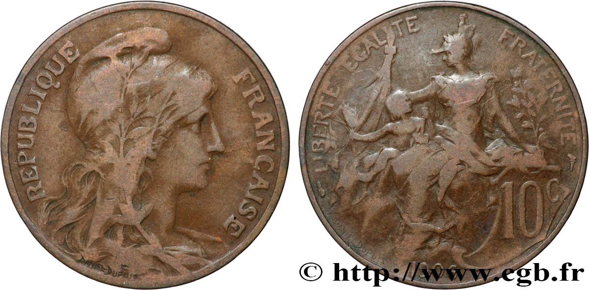 10 centimes Daniel-Dupuis 1906  F.136/15 BC 