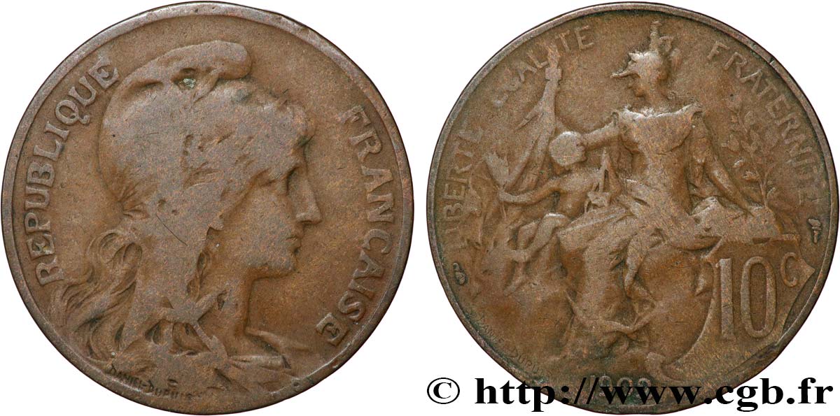 10 centimes Daniel-Dupuis 1902  F.136/11 S 
