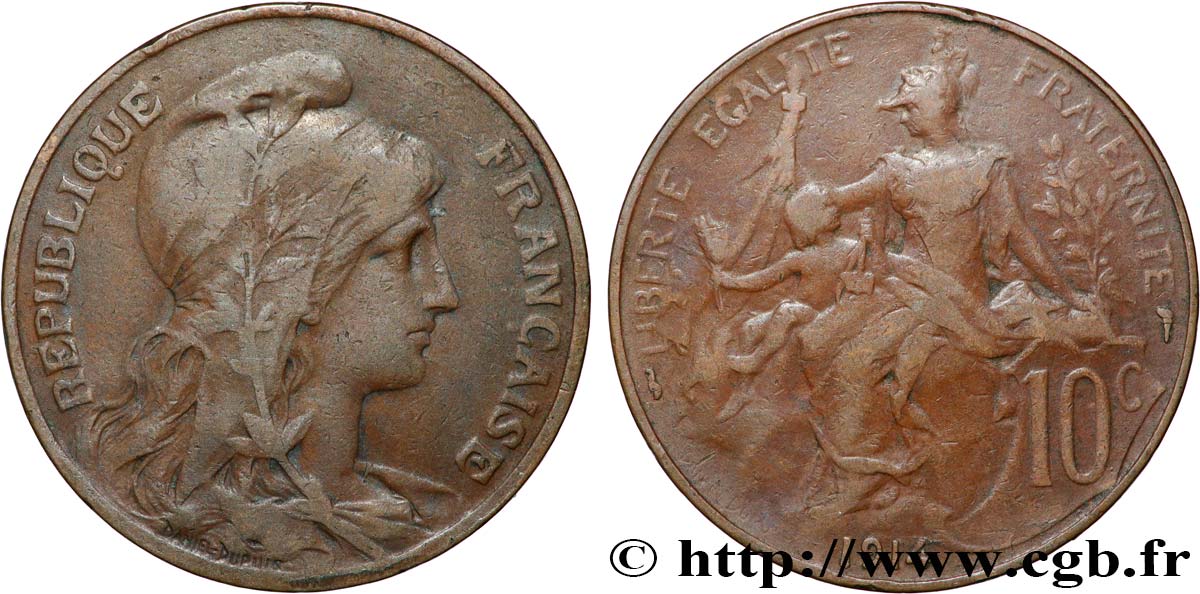 10 centimes Daniel-Dupuis 1914  F.136/23 BC 