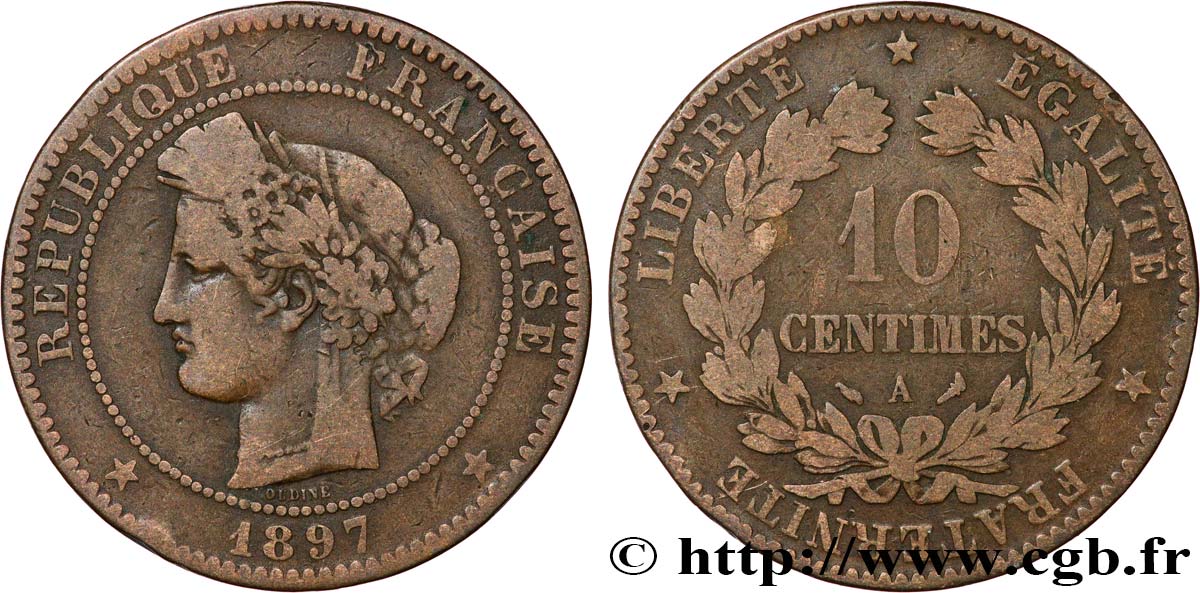 10 centimes Cérès 1897 Paris F.135/44 BC20 