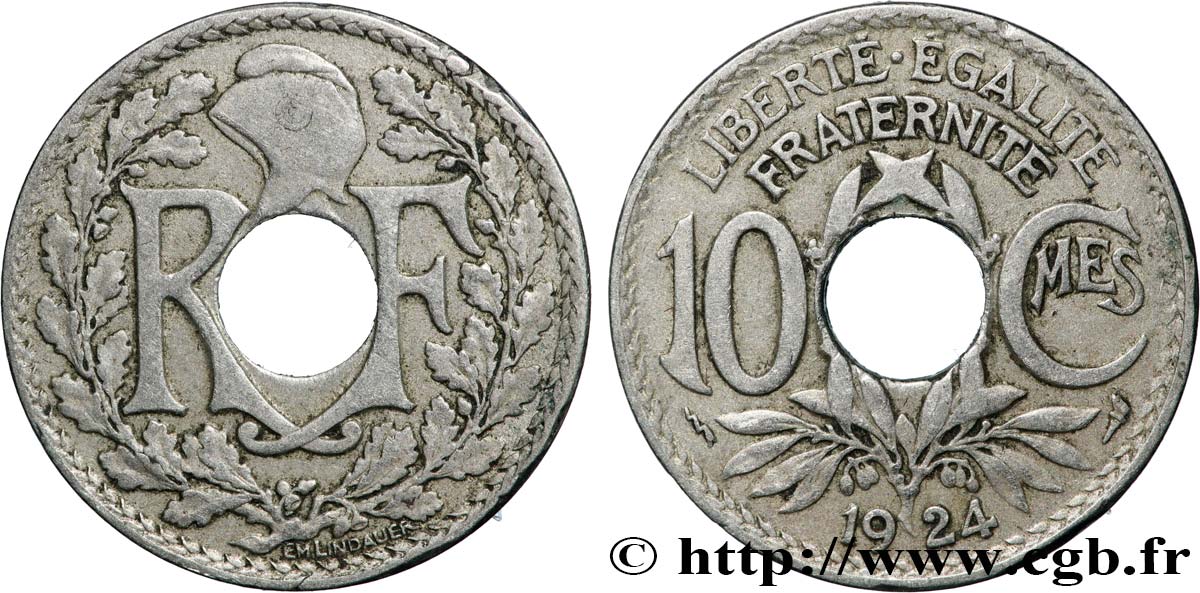 10 centimes Lindauer 1924 Poissy F.138/11 BC25 