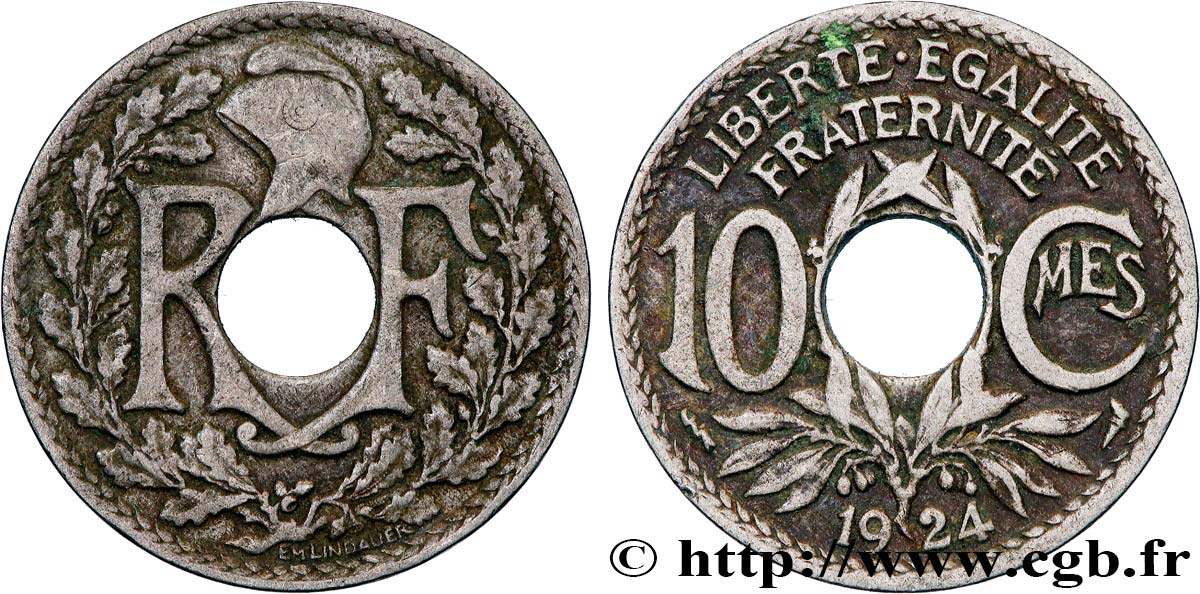 10 centimes Lindauer 1924 Poissy F.138/11 BC15 