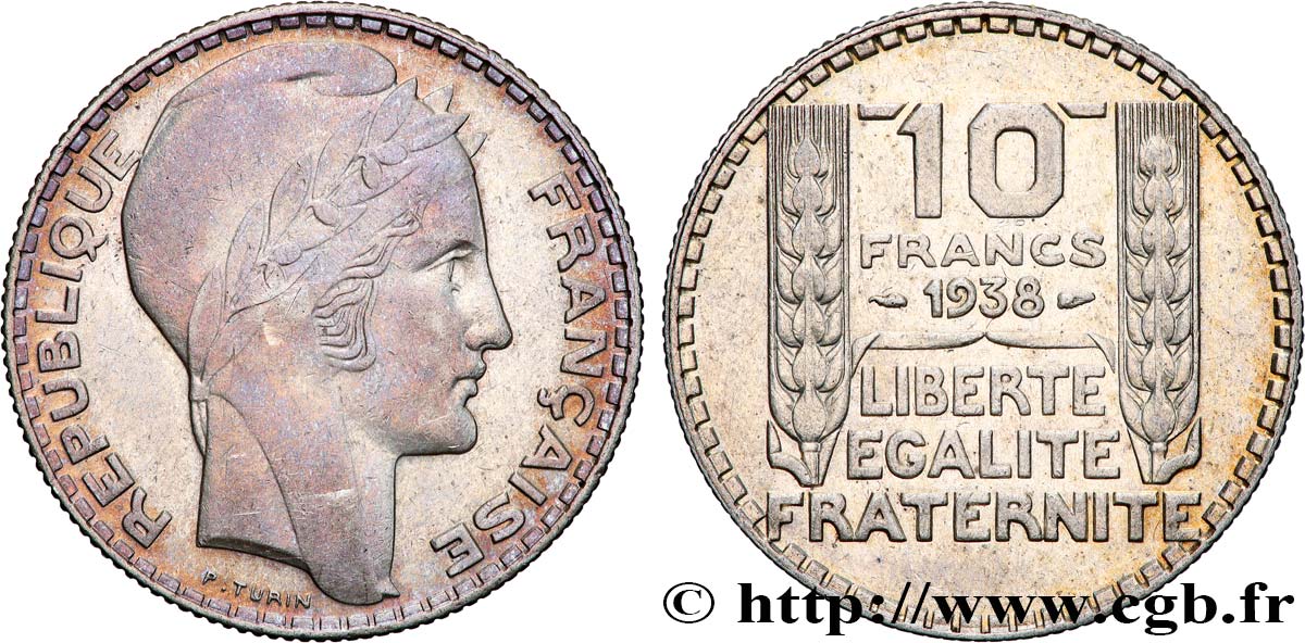 10 francs Turin 1938  F.360/9 EBC+/SC 