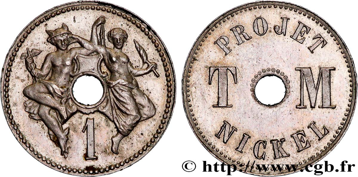 Projet de 1 centime T. Michelin n.d.  GEM.259 1 EBC+ 