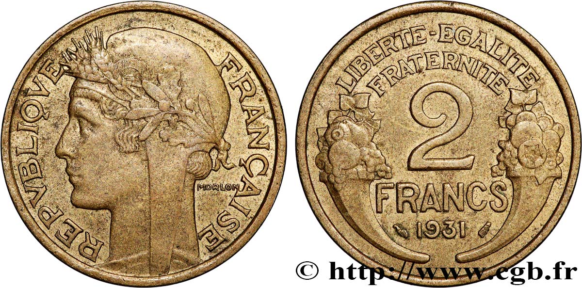 2 francs Morlon 1931  F.268/2 MBC 