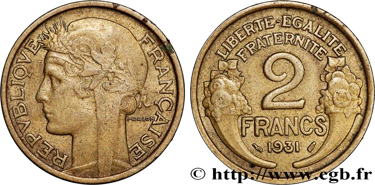 2 francs Morlon 1931  F.268/2 MBC 