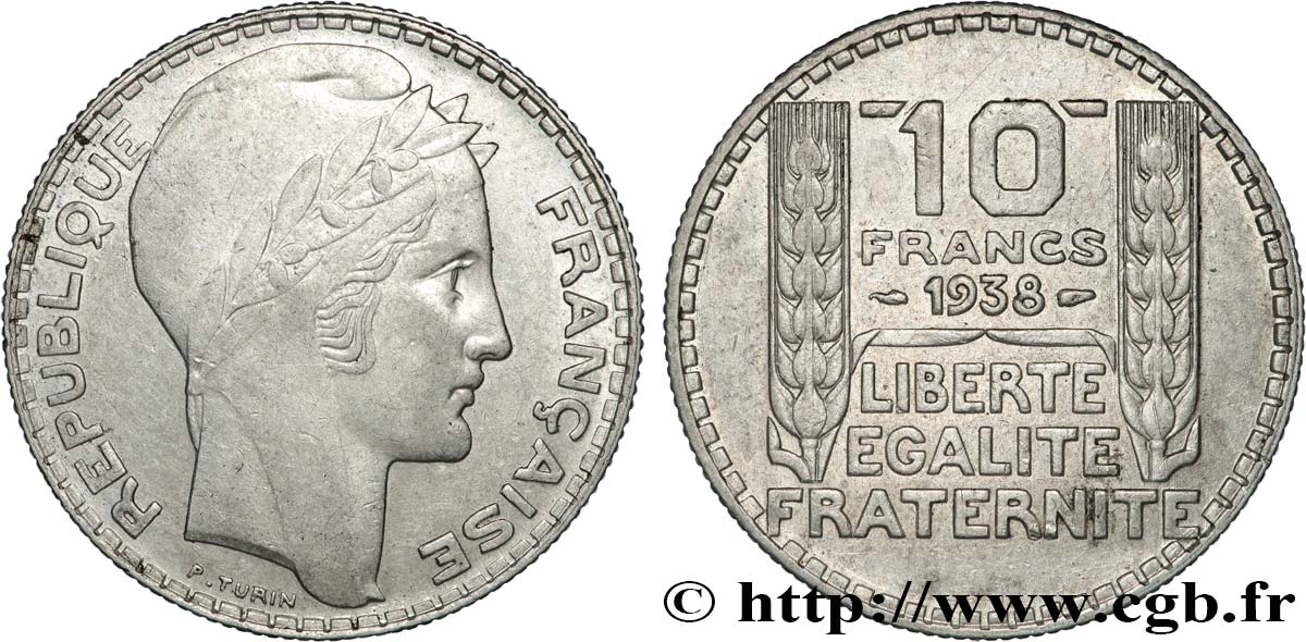 10 francs Turin 1938  F.360/9 TB+ 