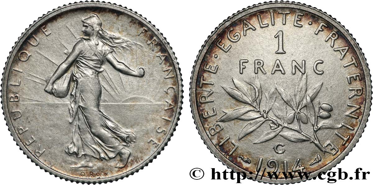 1 franc Semeuse 1914 Castelsarrasin F.217/20 AU 