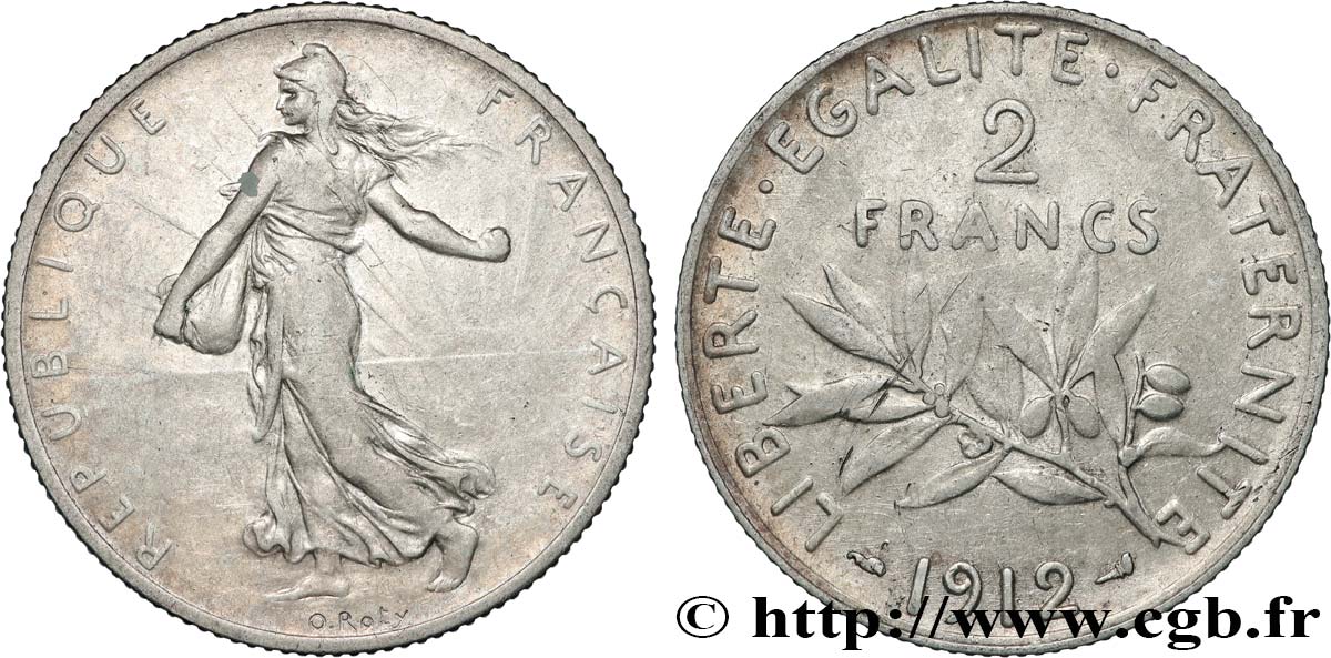 2 francs Semeuse 1912  F.266/13 TB+ 