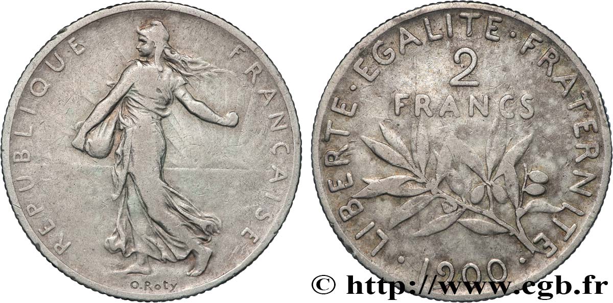 2 francs Semeuse 1900  F.266/4 TB25 