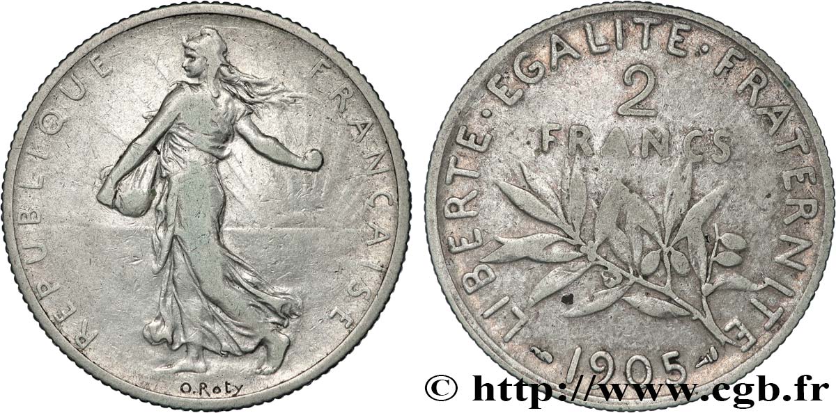 2 francs Semeuse 1905  F.266/9 F 
