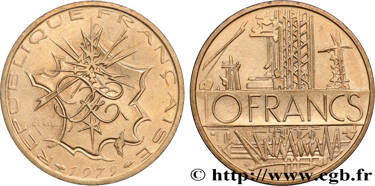 10 francs Mathieu 1979 Pessac F.365/7 SUP62 