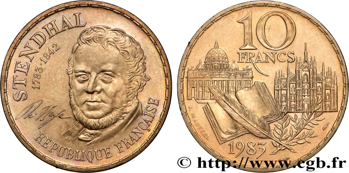 10 francs Stendhal 1983  F.368/2 EBC+ 