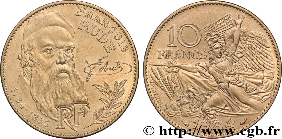 10 francs François Rude 1984  F.369/2 MS 