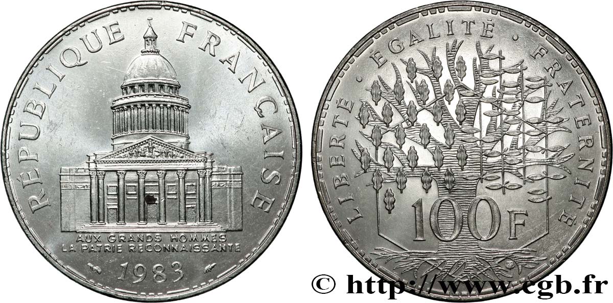 100 francs Panthéon 1983  F.451/3 EBC62 