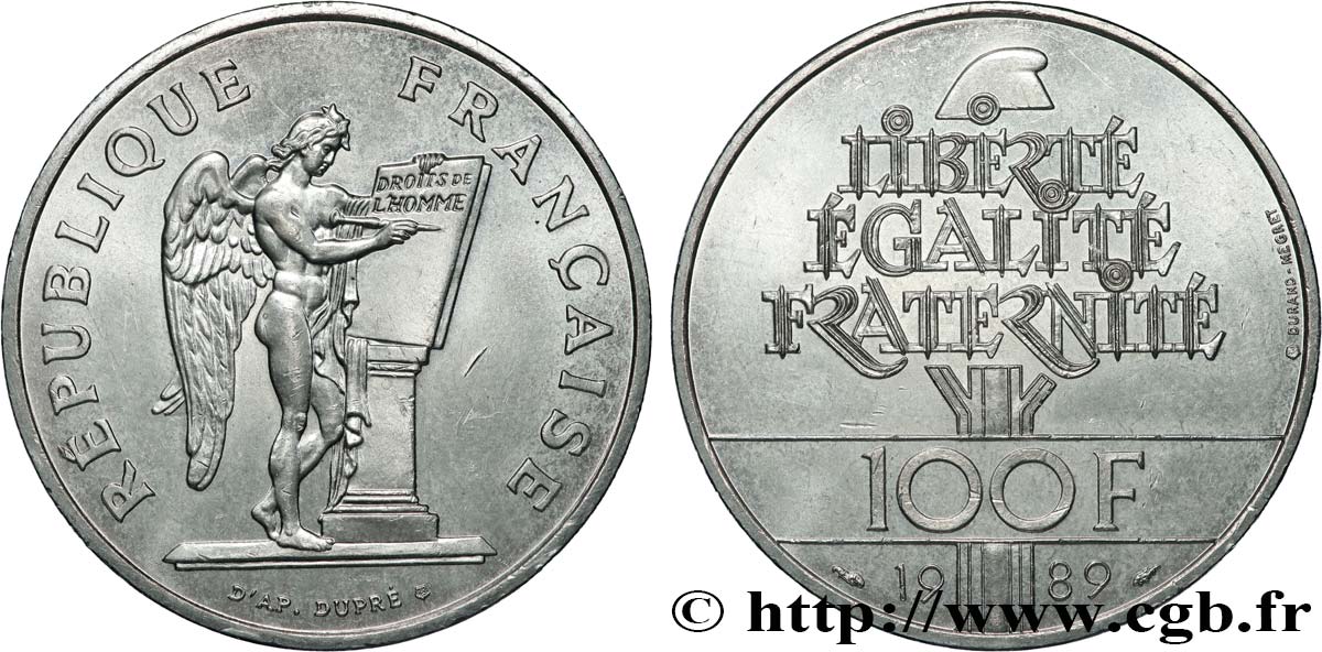 100 francs Droits de l’Homme 1989  F.457/2 SC 
