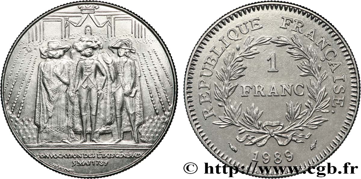 1 franc États Généraux 1989  F.228/2 MS 