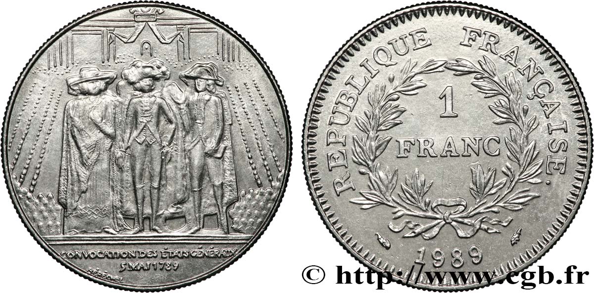 1 franc États Généraux 1989  F.228/2 MS 