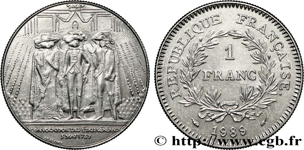 1 franc États Généraux 1989  F.228/2 MS 